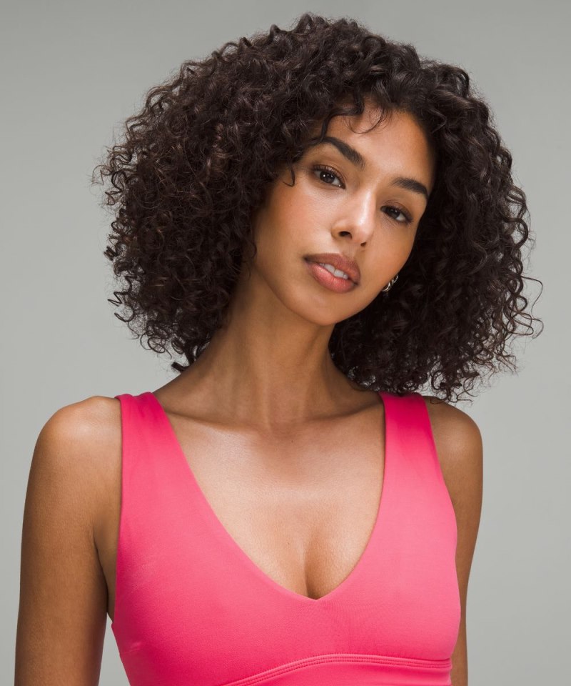 Lululemon lululemon Align™ V-Neck Bra *Light Support, C / D Cup Glaze Pink Online Outlet Sale