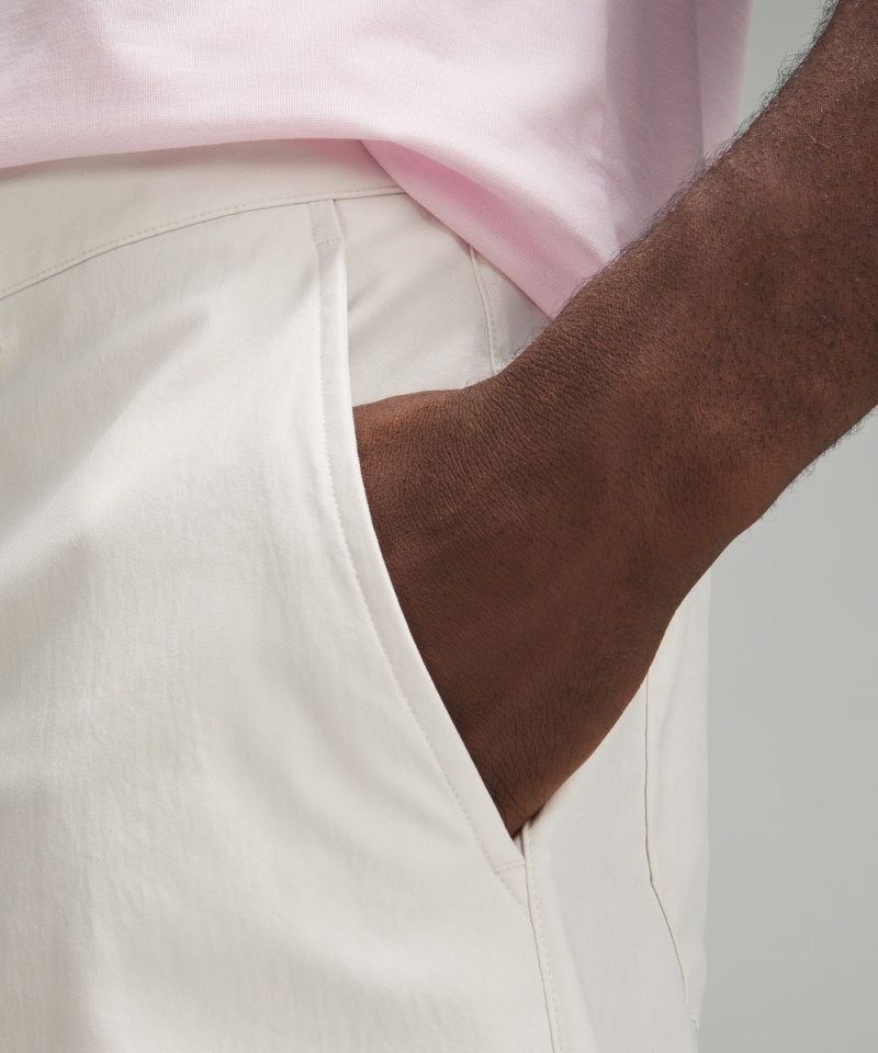 Lululemon Relaxed-Fit Smooth Twill Short 9" Bone Online Outlet Sale