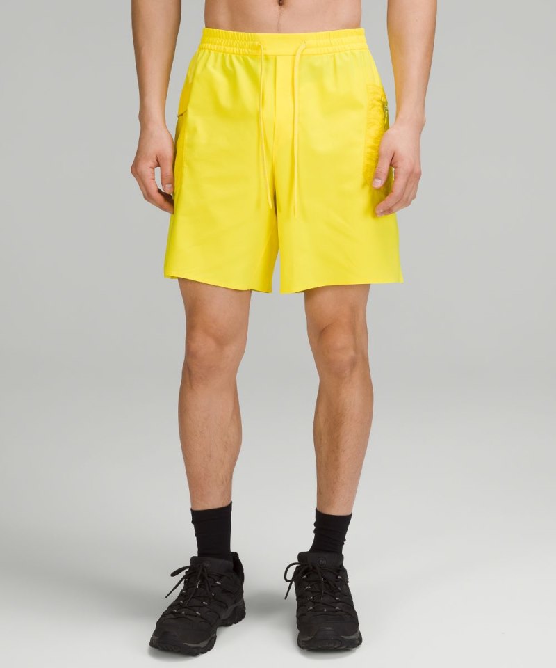 Lululemon Water-Repellent Hiking Short 8" Sonic Yellow Online Outlet Sale
