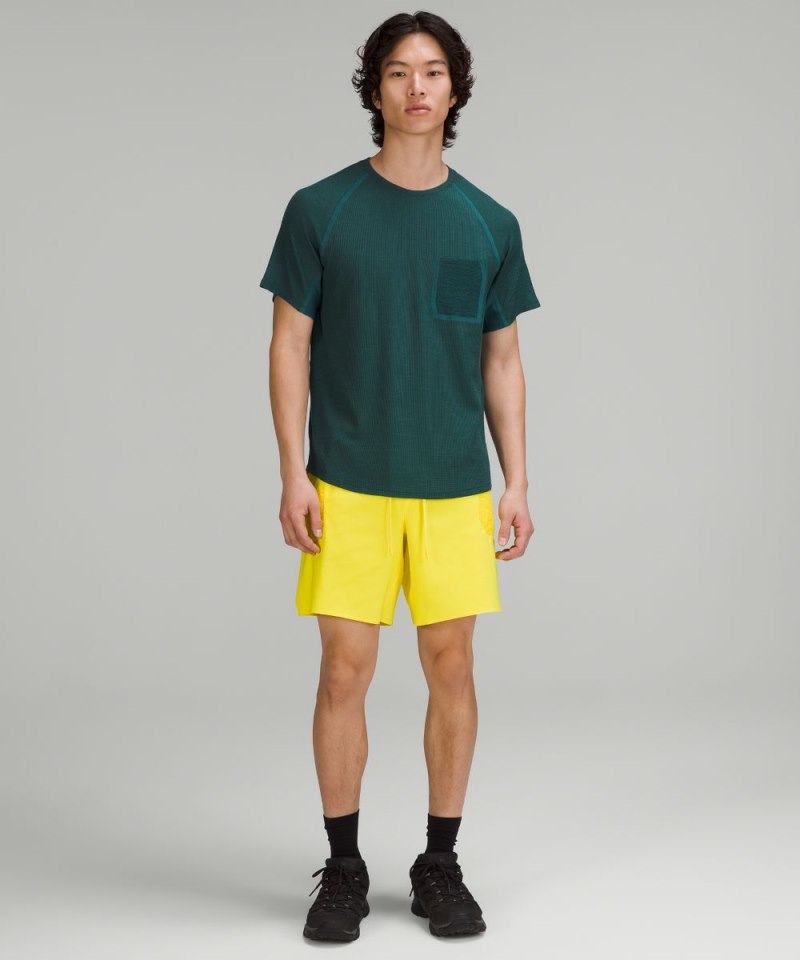 Lululemon Water-Repellent Hiking Short 8" Sonic Yellow Online Outlet Sale