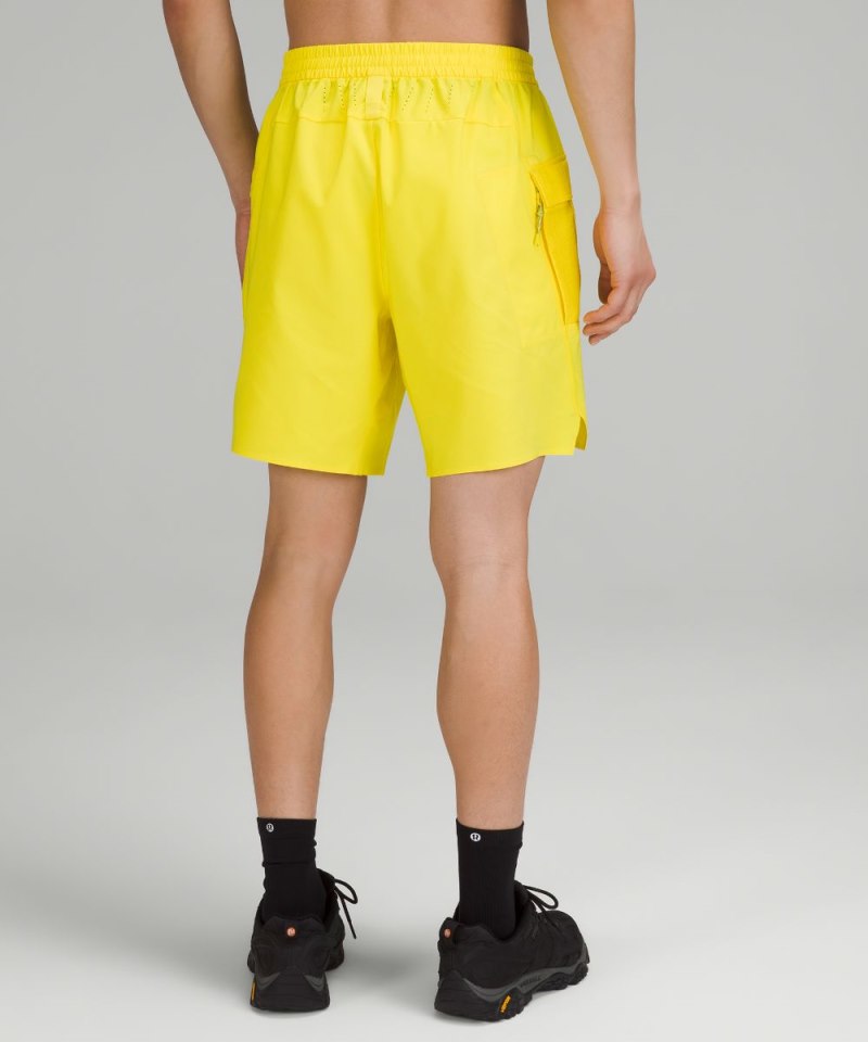 Lululemon Water-Repellent Hiking Short 8" Sonic Yellow Online Outlet Sale