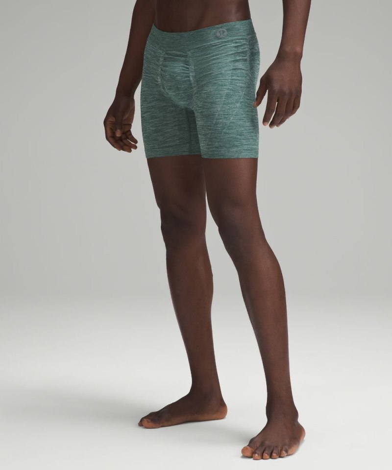 Lululemon Rapid Vent Tech Boxer 5" Heathered Medium Forest Online Outlet Sale