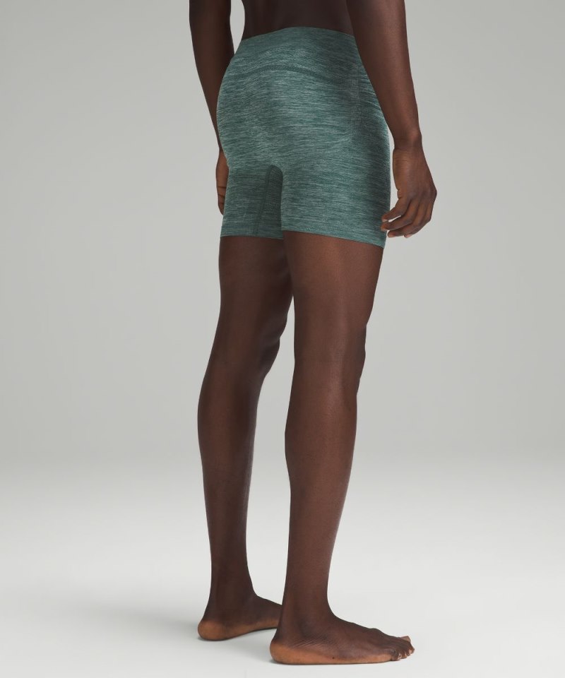 Lululemon Rapid Vent Tech Boxer 5" Heathered Medium Forest Online Outlet Sale