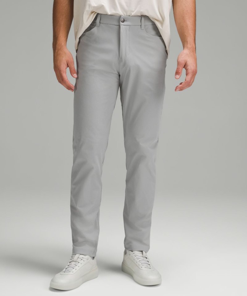 Lululemon ABC Classic-Fit 5 Pocket Pant 37"L *Warpstreme Silver Drop Online Outlet Sale