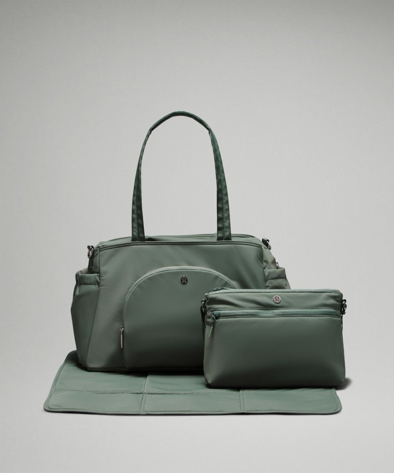 Lululemon New Parent Tote Bag 20L Grey Eucalyptus / Trench Online Outlet Sale