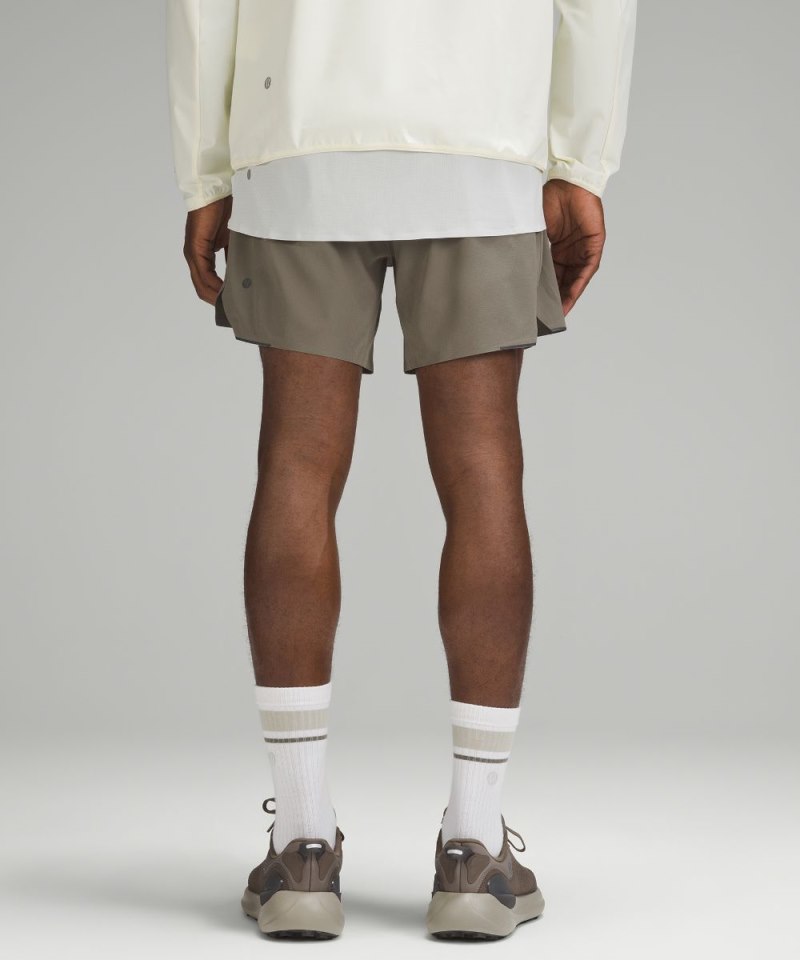 Lululemon Fast and Free Trail Running Lined Short 6" Rover Online Outlet Sale