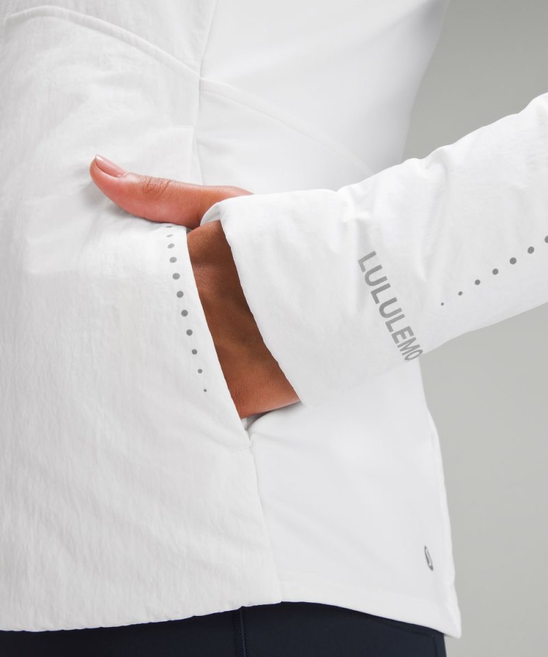 Lululemon Another Mile Jacket White Online Outlet Sale