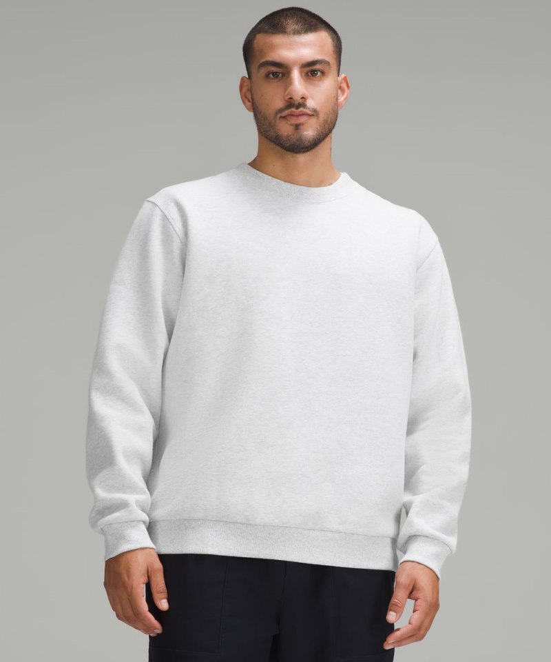 Lululemon Steady State Crew Heathered Core Ultra Light Grey Online Outlet Sale