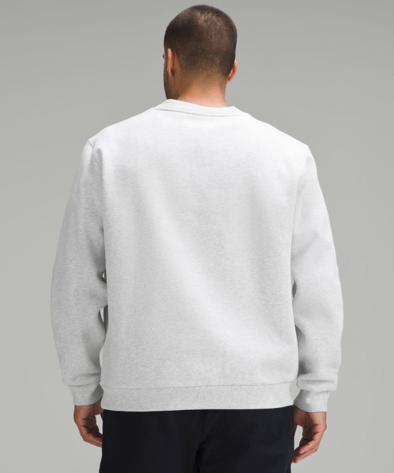 Lululemon Steady State Crew Heathered Core Ultra Light Grey Online Outlet Sale