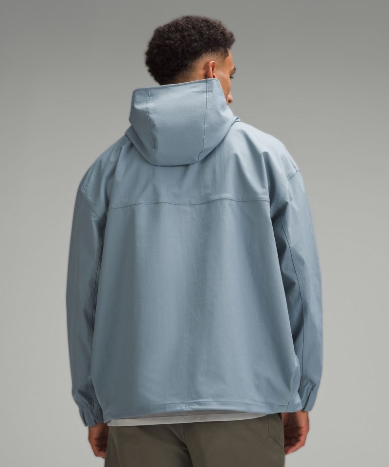 Lululemon Smooth Twill Half-Zip Anorak Belgian Blue Online Outlet Sale