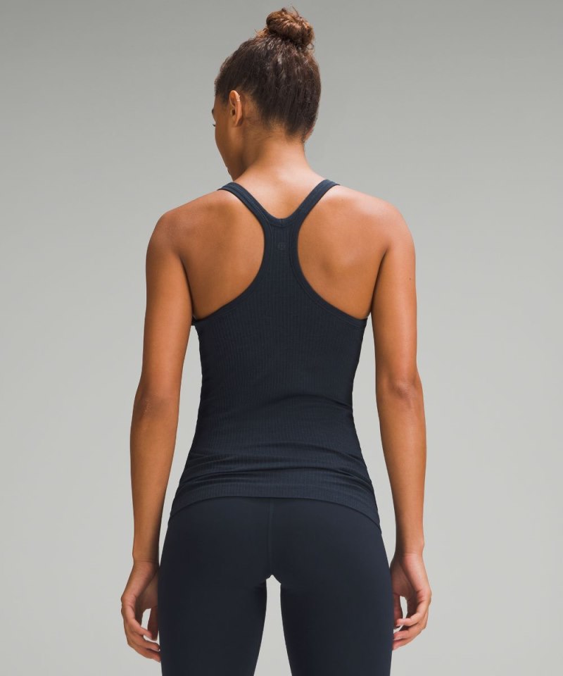 Lululemon Ebb to Street Tank Top *Light Support, B / C Cup True Navy Online Outlet Sale