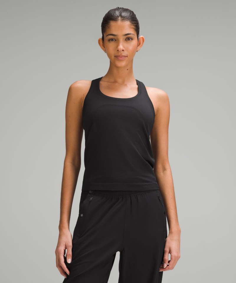 Lululemon Swiftly Tech Racerback Tank Top 2.0 *Race Length Black / Black (not available) Online Outlet Sale