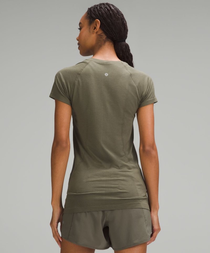 Lululemon Swiftly Tech Short-Sleeve Shirt 2.0 Army Green / Army Green Online Outlet Sale