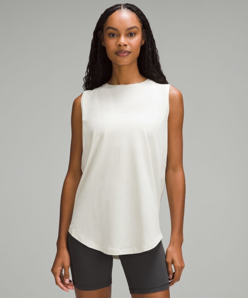 Lululemon Brunswick Muscle Tank Top Bone Online Outlet Sale