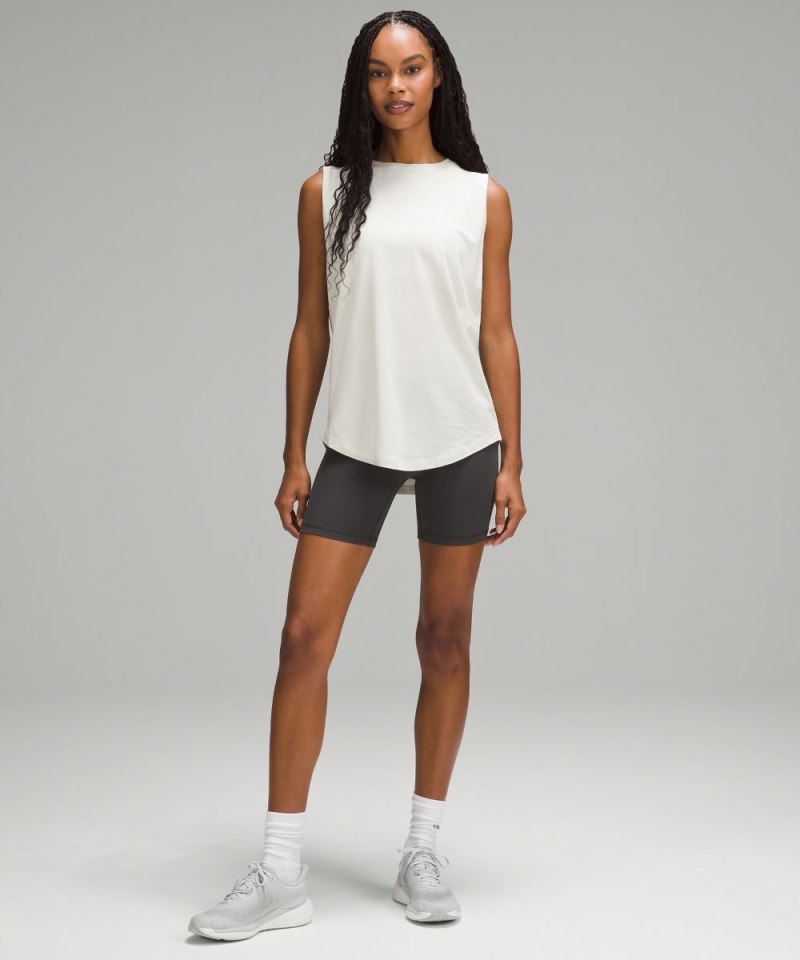 Lululemon Brunswick Muscle Tank Top Bone Online Outlet Sale