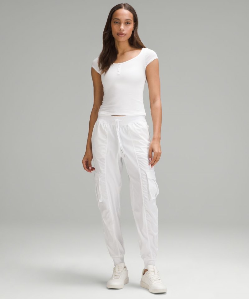 Lululemon Dance Studio Relaxed-Fit Mid-Rise Cargo Jogger White Online Outlet Sale