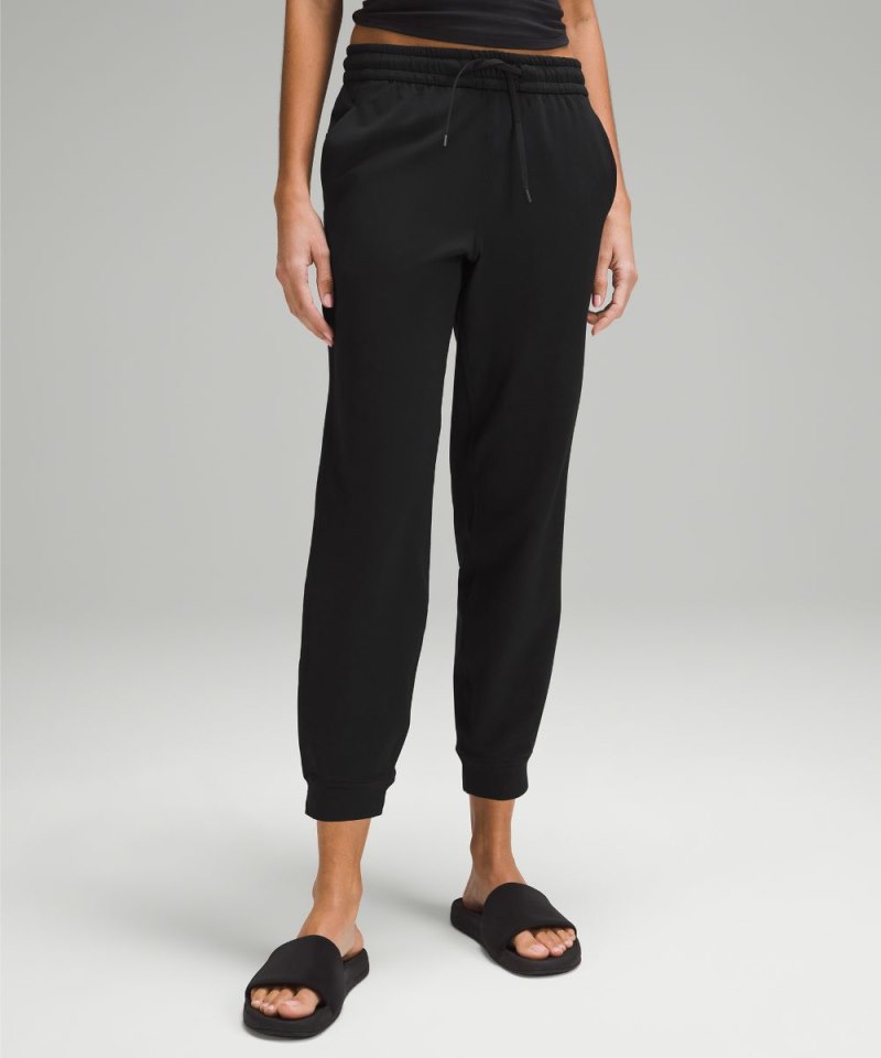 Lululemon Soft Jersey Classic-Fit Mid-Rise Jogger Black Online Outlet Sale