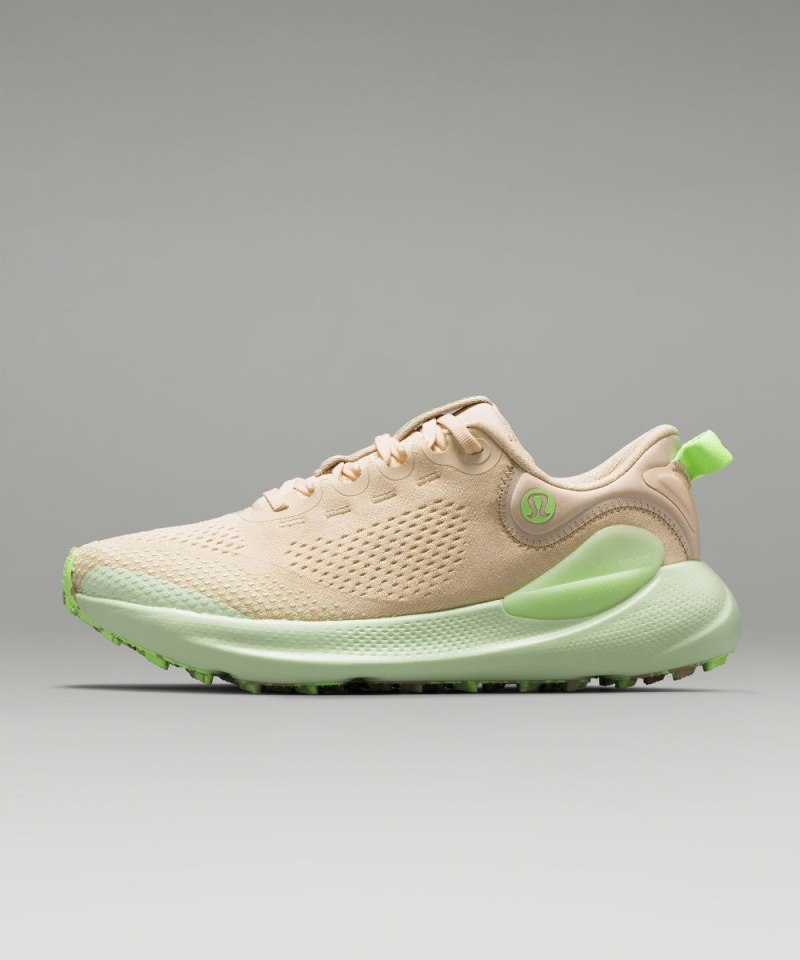 Lululemon beyondfeel Women's Trail Running Shoe Pale Linen / Light Avocado / Green Freeze Online Outlet Sale
