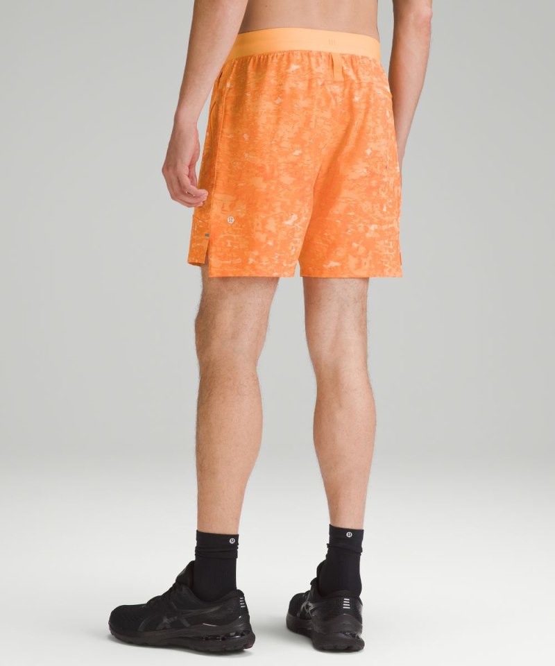 Lululemon License to Train Linerless Short 7" Ember Radiate Mango Dream Multi Online Outlet Sale