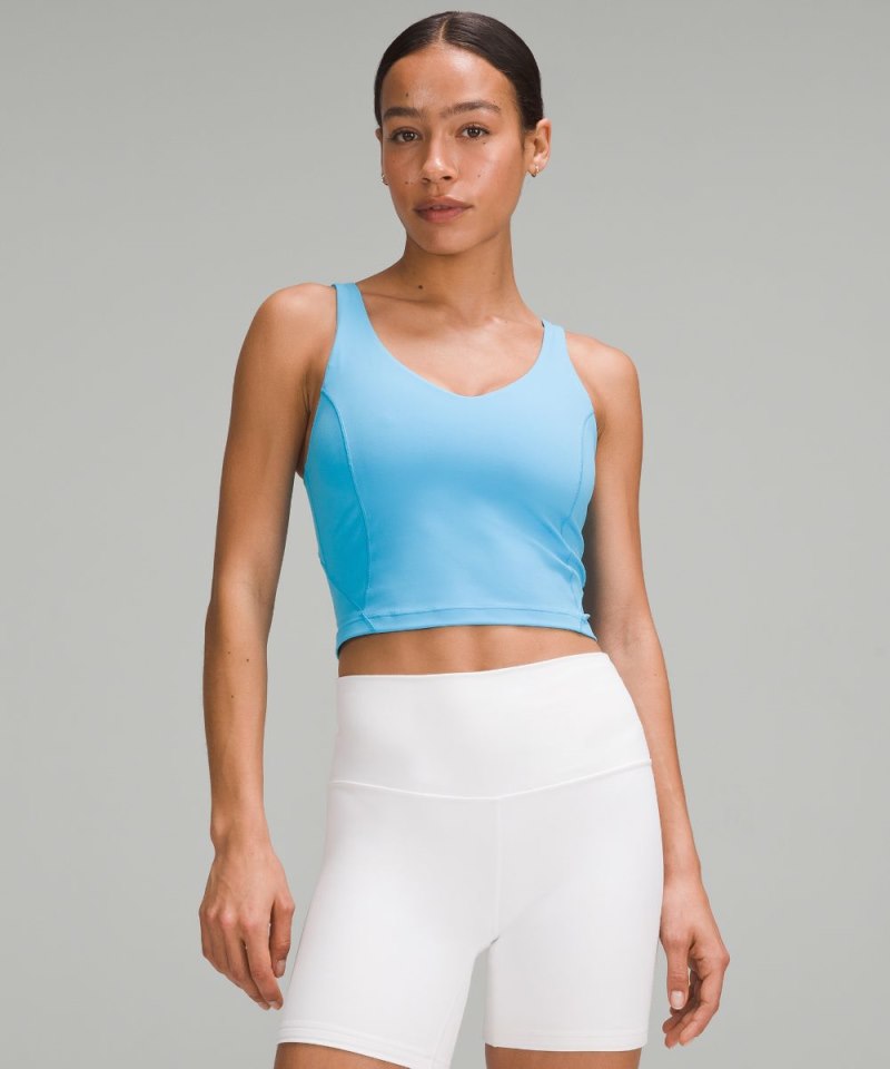 Lululemon lululemon Align™ Tank Top *Light Support, C / D Cup Kayak Blue Light Online Outlet Sale