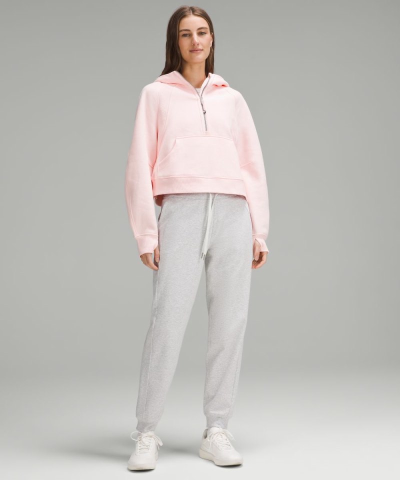 Lululemon Scuba Oversized Half-Zip Hoodie Strawberry Milkshake Online Outlet Sale