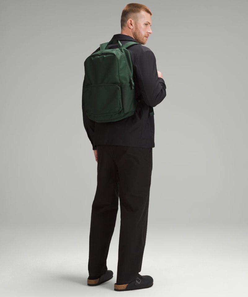 Lululemon Everywhere Backpack 22L *Tech Canvas Legacy Green / Grey Eucalyptus Online Outlet Sale