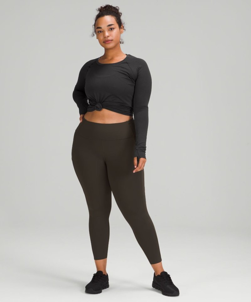Lululemon Swiftly Tech Long-Sleeve Shirt 2.0 *Waist Length Black / Black (not available) Online Outlet Sale