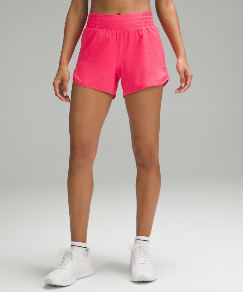Lululemon Hotty Hot High-Rise Lined Short 4" Lip Gloss Online Outlet Sale