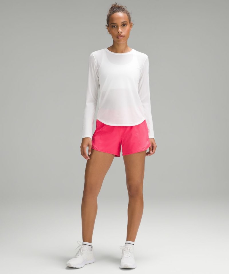 Lululemon Hotty Hot High-Rise Lined Short 4" Lip Gloss Online Outlet Sale