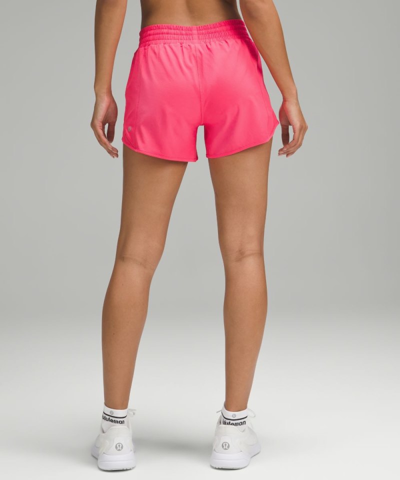 Lululemon Hotty Hot High-Rise Lined Short 4" Lip Gloss Online Outlet Sale