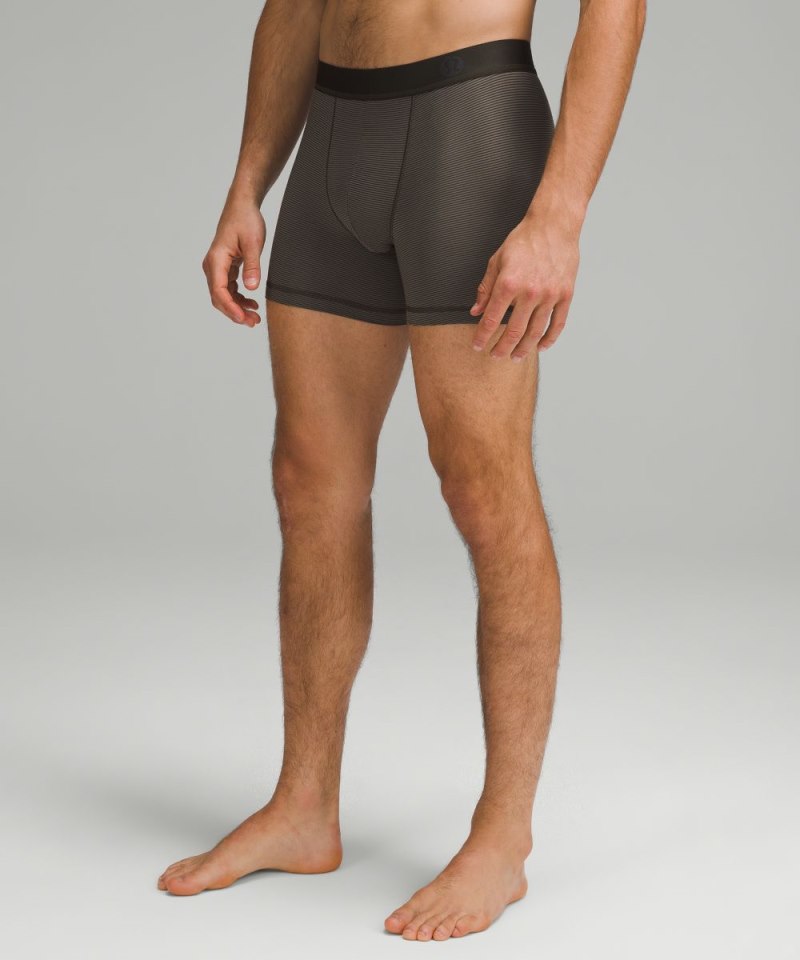 Lululemon Always In Motion Boxer 5" Jumie Stripe Rover Dark Olive Online Outlet Sale