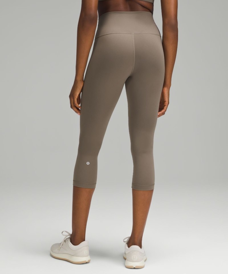 Lululemon Wunder Train High-Rise Crop 21" Nomad Online Outlet Sale