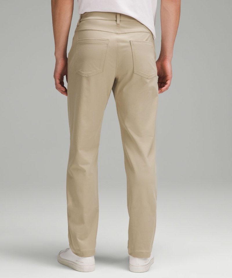 Lululemon ABC Classic-Fit 5 Pocket Pant 34"L *Warpstreme Compass Khaki Online Outlet Sale