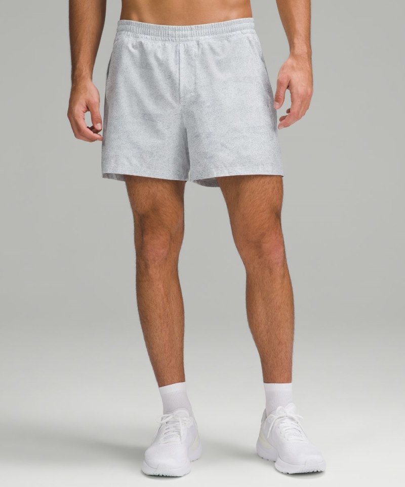 Lululemon Pace Breaker Lined Short 5" Infuse Texture Alpine White Multi Online Outlet Sale