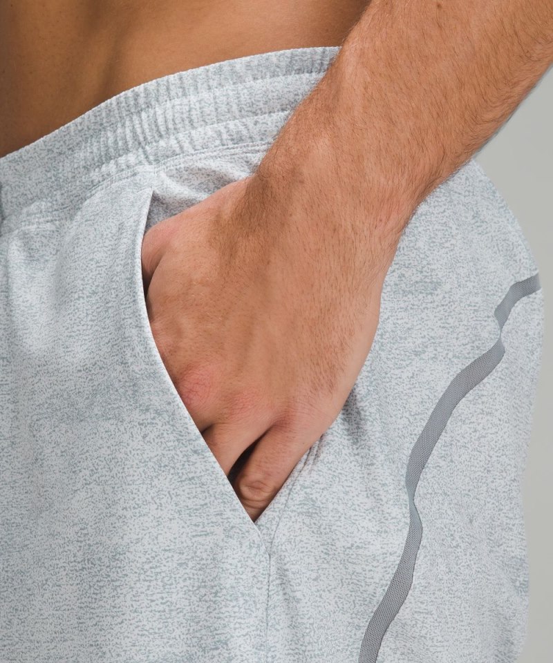 Lululemon Pace Breaker Lined Short 5" Infuse Texture Alpine White Multi Online Outlet Sale