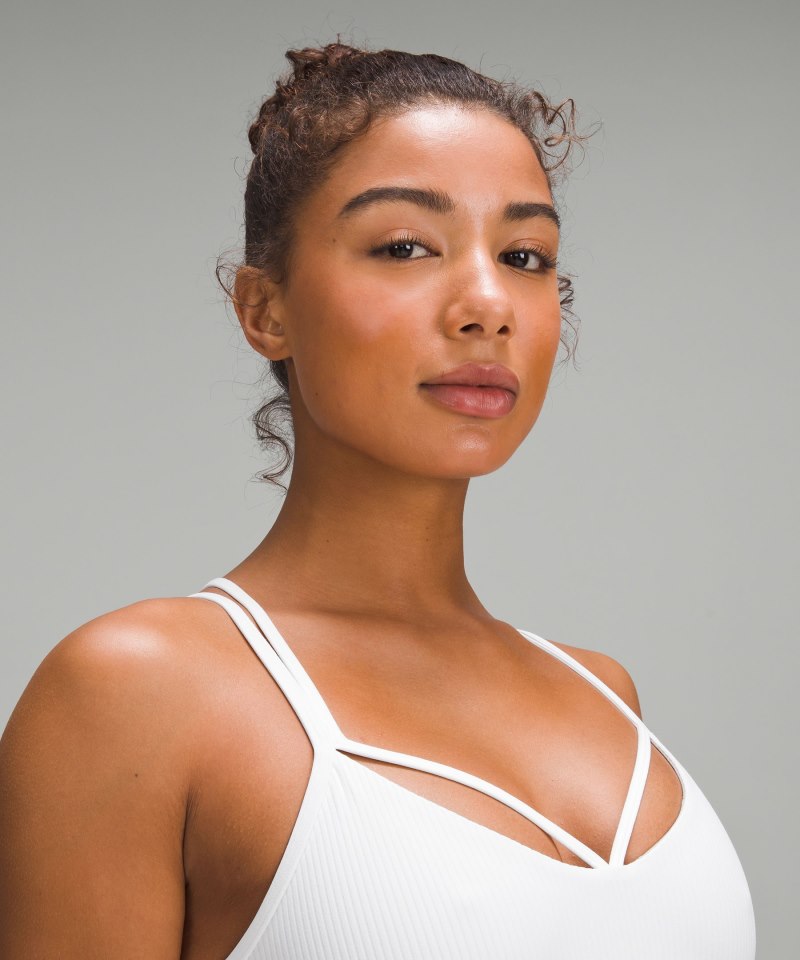 Lululemon lululemon Align™ Strappy Ribbed Tank Top White Online Outlet Sale