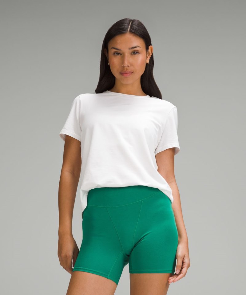 Lululemon UnderEase Super-High-Rise Shortie Underwear 5" Cascadia Green Online Outlet Sale