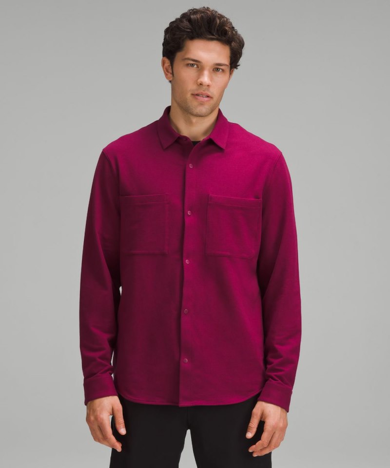 Lululemon Soft Knit Overshirt *French Terry Deep Luxe Online Outlet Sale