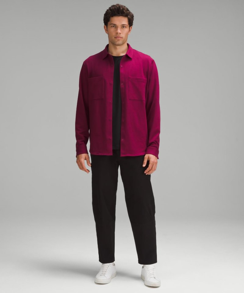 Lululemon Soft Knit Overshirt *French Terry Deep Luxe Online Outlet Sale
