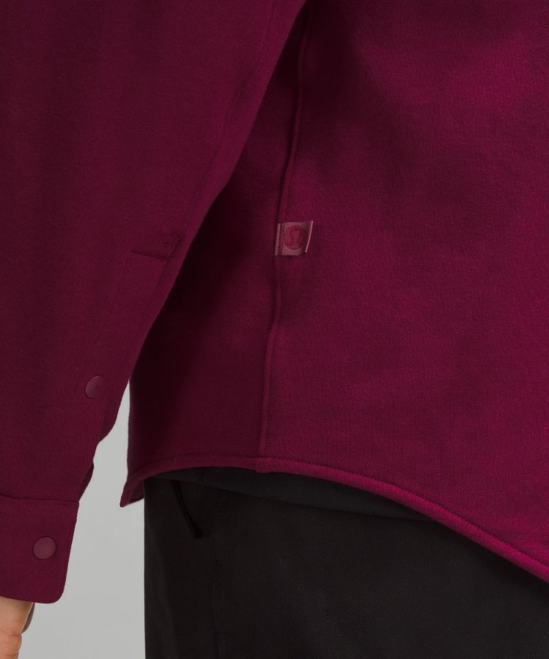 Lululemon Soft Knit Overshirt *French Terry Deep Luxe Online Outlet Sale