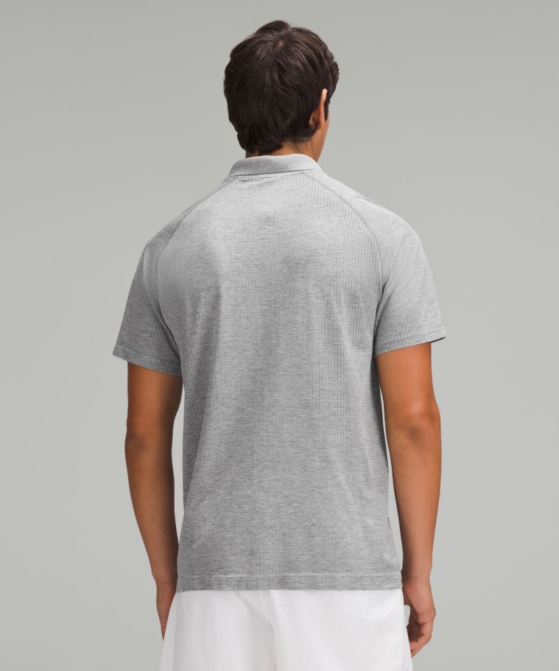 Lululemon Metal Vent Tech Polo Shirt *Updated Fit Slate / White Online Outlet Sale