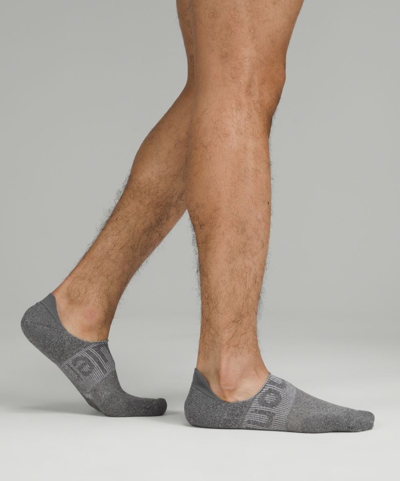Lululemon Men's Power Stride No-Show Socks with Active Grip *5 Pack Black / Heather Grey / White Online Outlet Sale