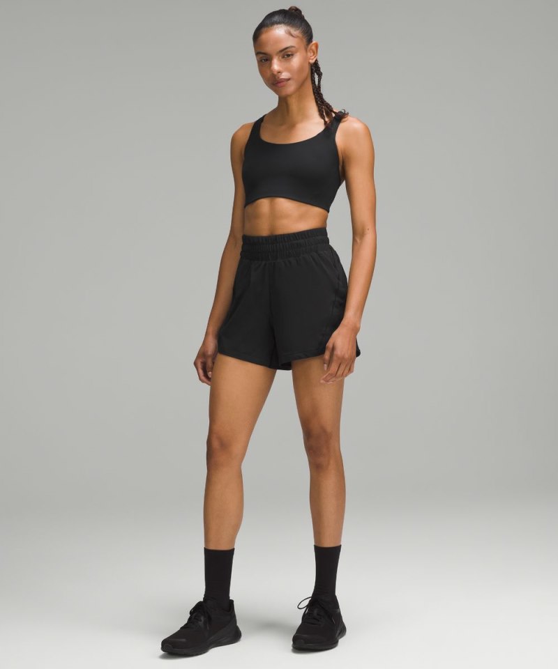 Lululemon Track That High-Rise Lined Short 5" Black Online Outlet Sale