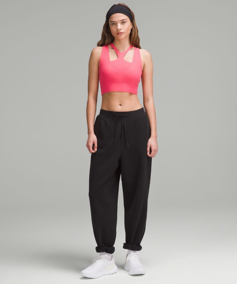Lululemon Bend This Scoop and Cross Bra *Light Support, A-C Cups Glaze Pink Online Outlet Sale