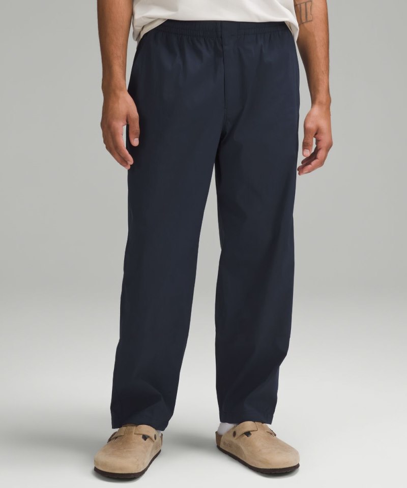 Lululemon Poplin Relaxed-Fit Pant True Navy Online Outlet Sale