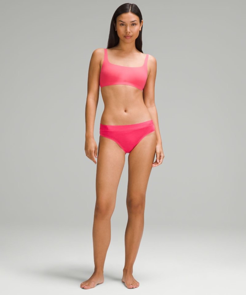 Lululemon Nulu Mesh Scoop-Neck Bralette Glaze Pink Online Outlet Sale