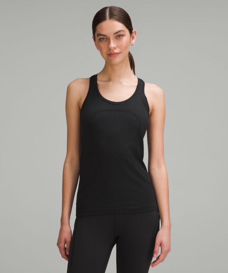 Lululemon Swiftly Tech Racerback Tank Top 2.0 *Hip Length Black / Black (not available) Online Outlet Sale