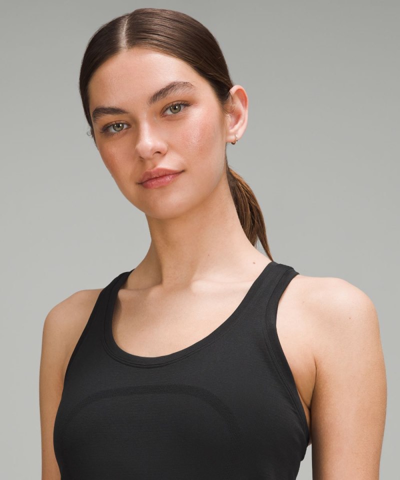Lululemon Swiftly Tech Racerback Tank Top 2.0 *Hip Length Black / Black (not available) Online Outlet Sale