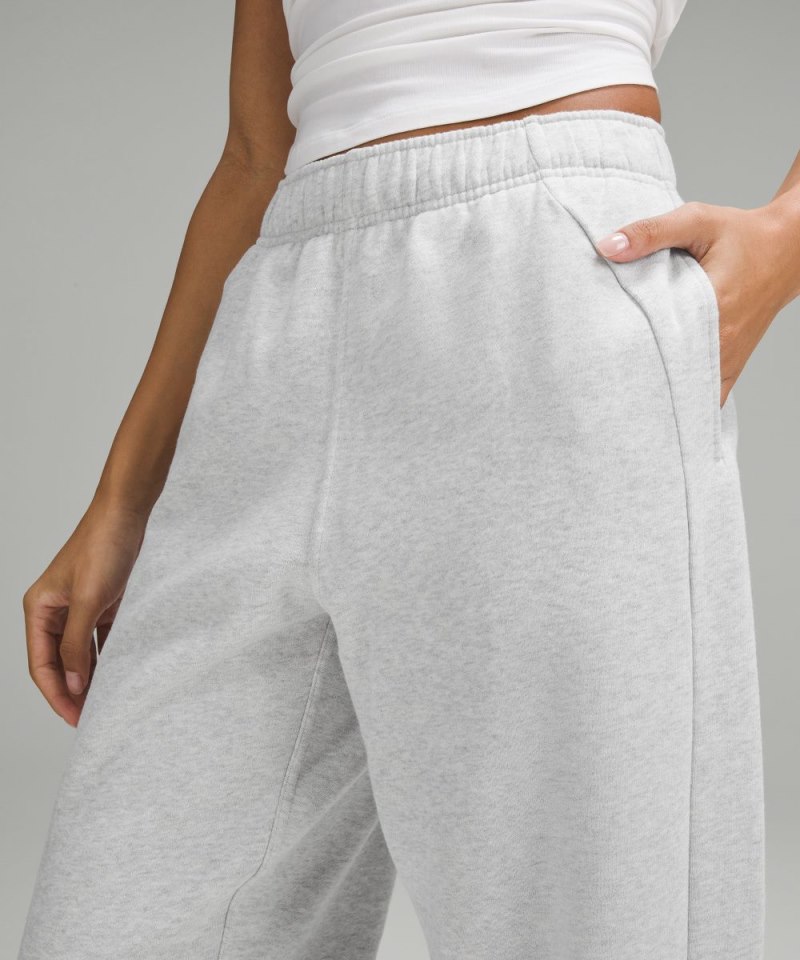 Lululemon Scuba Mid-Rise Oversized Jogger *Regular Heathered Core Ultra Light Grey Online Outlet Sale
