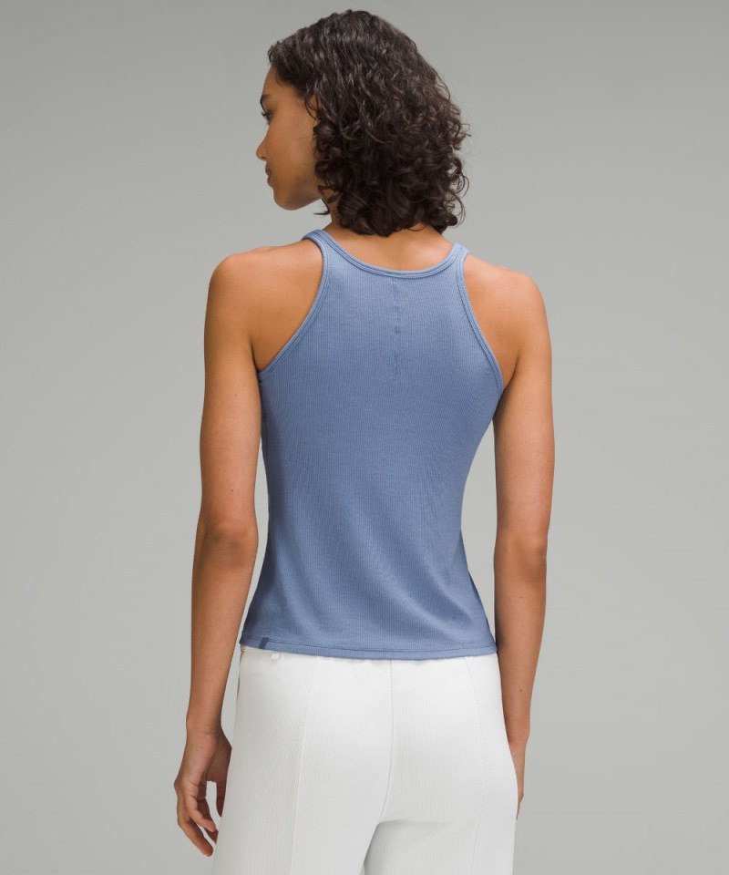 Lululemon Hold Tight Thin Strap Racerback Tank Top Oasis Blue Online Outlet Sale